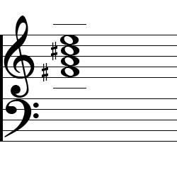 A Major6 Chord Third Inversion Music Notation