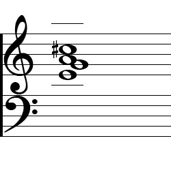 A Dominant 7 Second Inversion Chord Music Notation