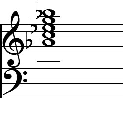 A♭ Major9 Chord Music Notation