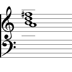 D Major6 Chord Second Inversion Music Notation