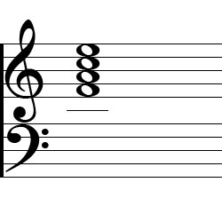 F Major7 Chord Music Notation