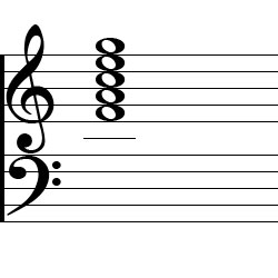F Major9 Chord Music Notation