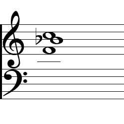 F Sus4 Chord Music Notation