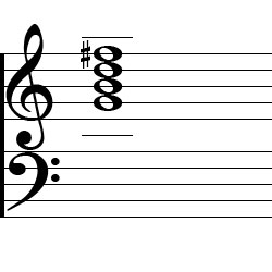 G Major7 Chord Music Notation