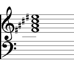 G♭ Major7 Chord Music Notation